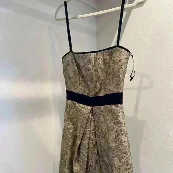 Dolce & Gabanna Gold Mini Dress - Picture 1 of 2